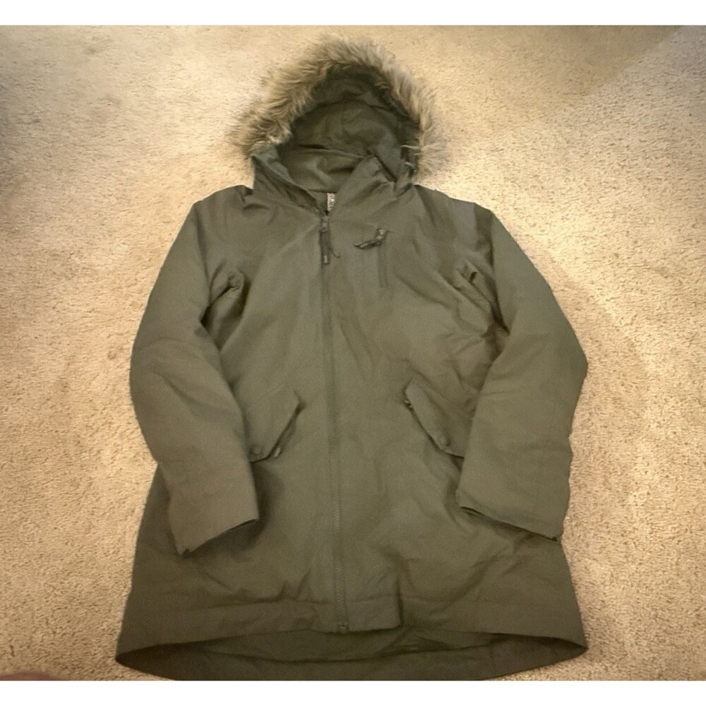 Burton Hazel Jacket Green Snowboarding Winter Coat Thermolite Insulated XS